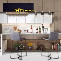 Xưởng Nội Thất Ngọc Thịnh Long Thành  - Bà Rịa Vũng Tàu -  63+ Mẫu tủ bếp có quầy bar đẹp, hiện đại và cực ấn tượng.